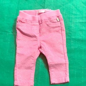 **SOLD** Billieblush pink sparkle jeggings 6M NWOT